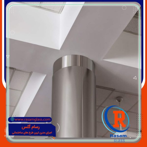 ساخت روکش استیل ستون