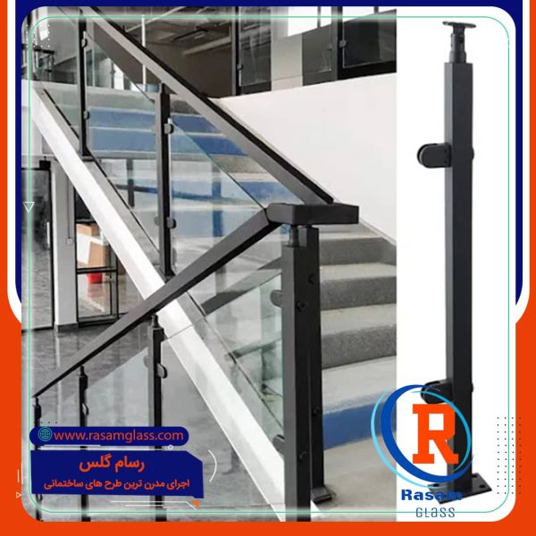 دیتیل، جزئیات و اتصالات نرده شیشه ای