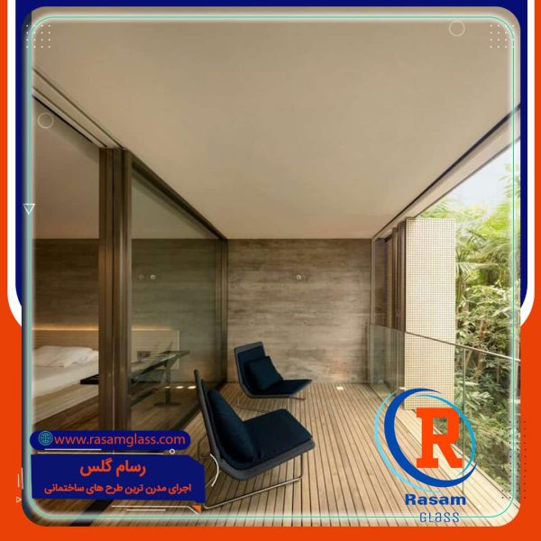 اجرای بالکن شیشه ای