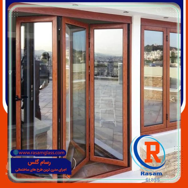 اجرای درب شیشه ای مدرن شیک