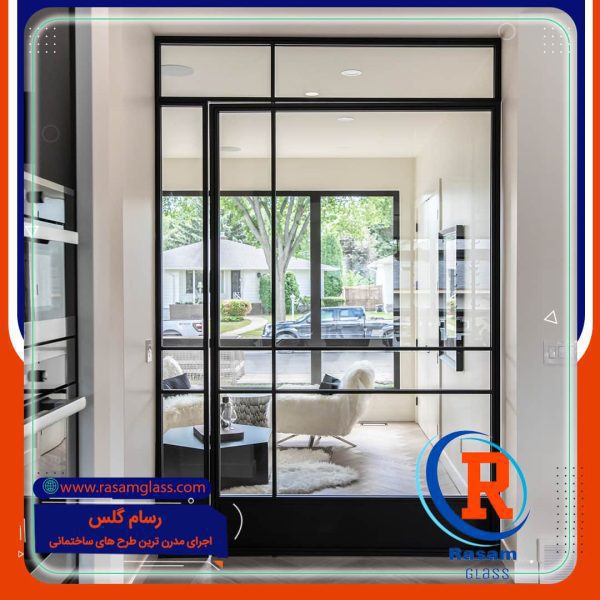 درب شیشه ای ساختمان