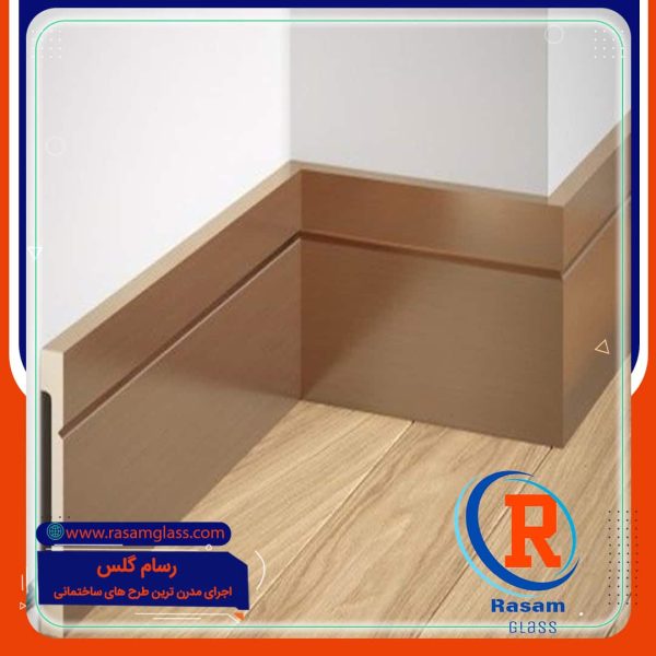 قرنیز استیل برنزی