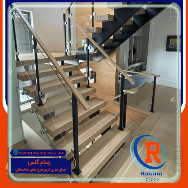 نرده استیل شیشه قیمت