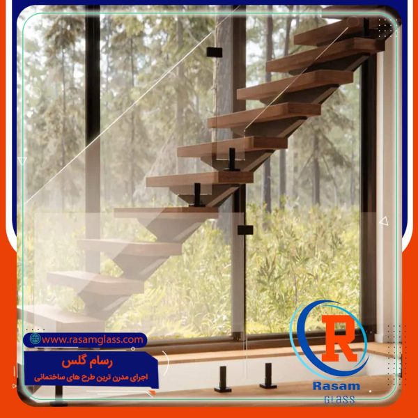 نرده شیشه ای لوکس