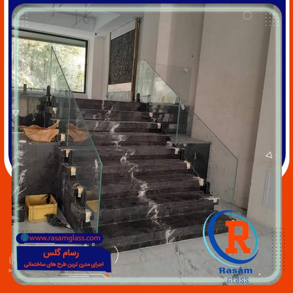 نرده شیشه ای مدرن