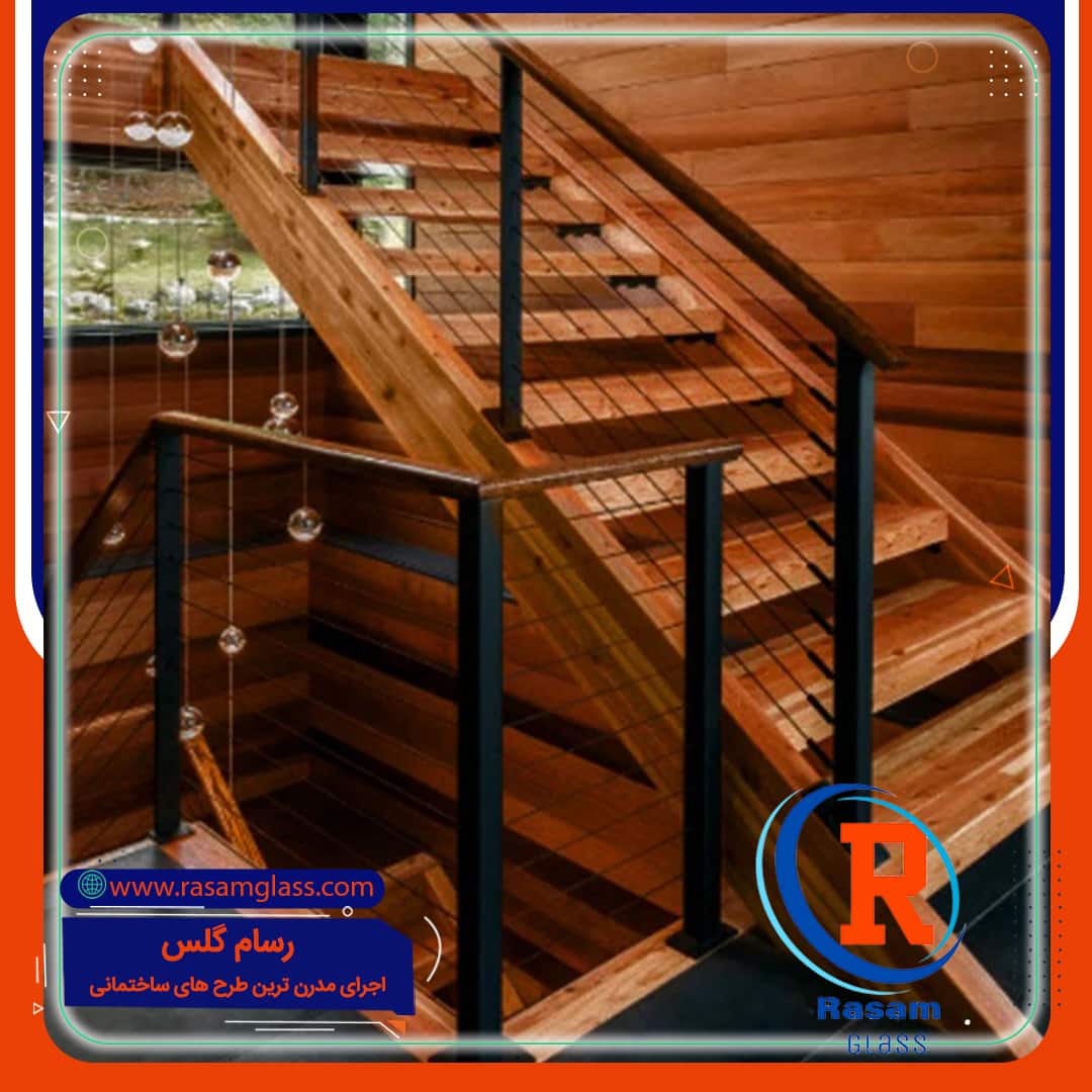 نرده کابلی هندریل کابلی