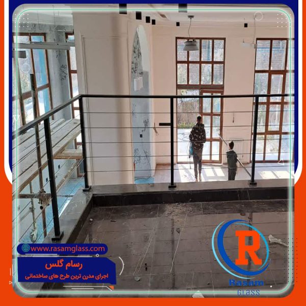 اجرای نرده سیم بکسل