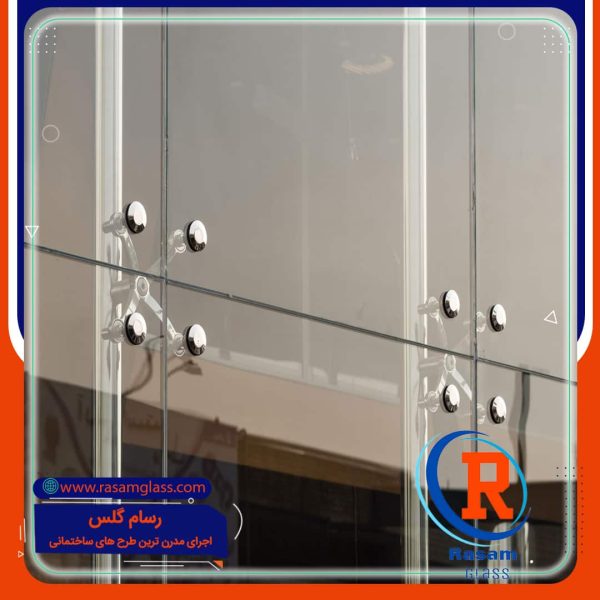 نمای اسپایدر شیشه ای