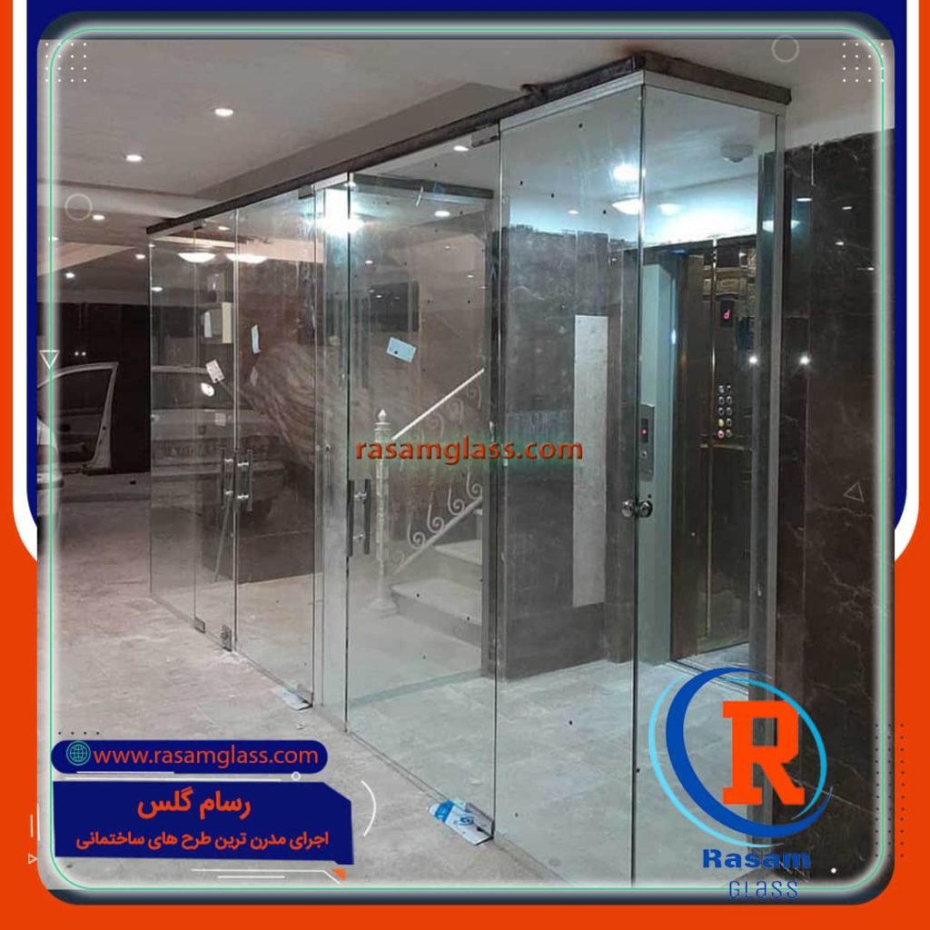 دودبندی شیشه ای – درب شیشه ای دودبند راه پله – شیشه دودبند شیشه ضد حریق