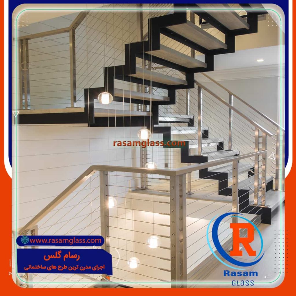 نرده کابلی – نرده سیم بکسلی – حفاظ کابلی – هندریل کابلی – قیمت نرده کابلی