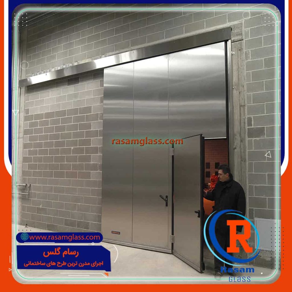 کاور استیل – استیل کاری – ورق کاری استیل – روکش استیل درب آسانسور