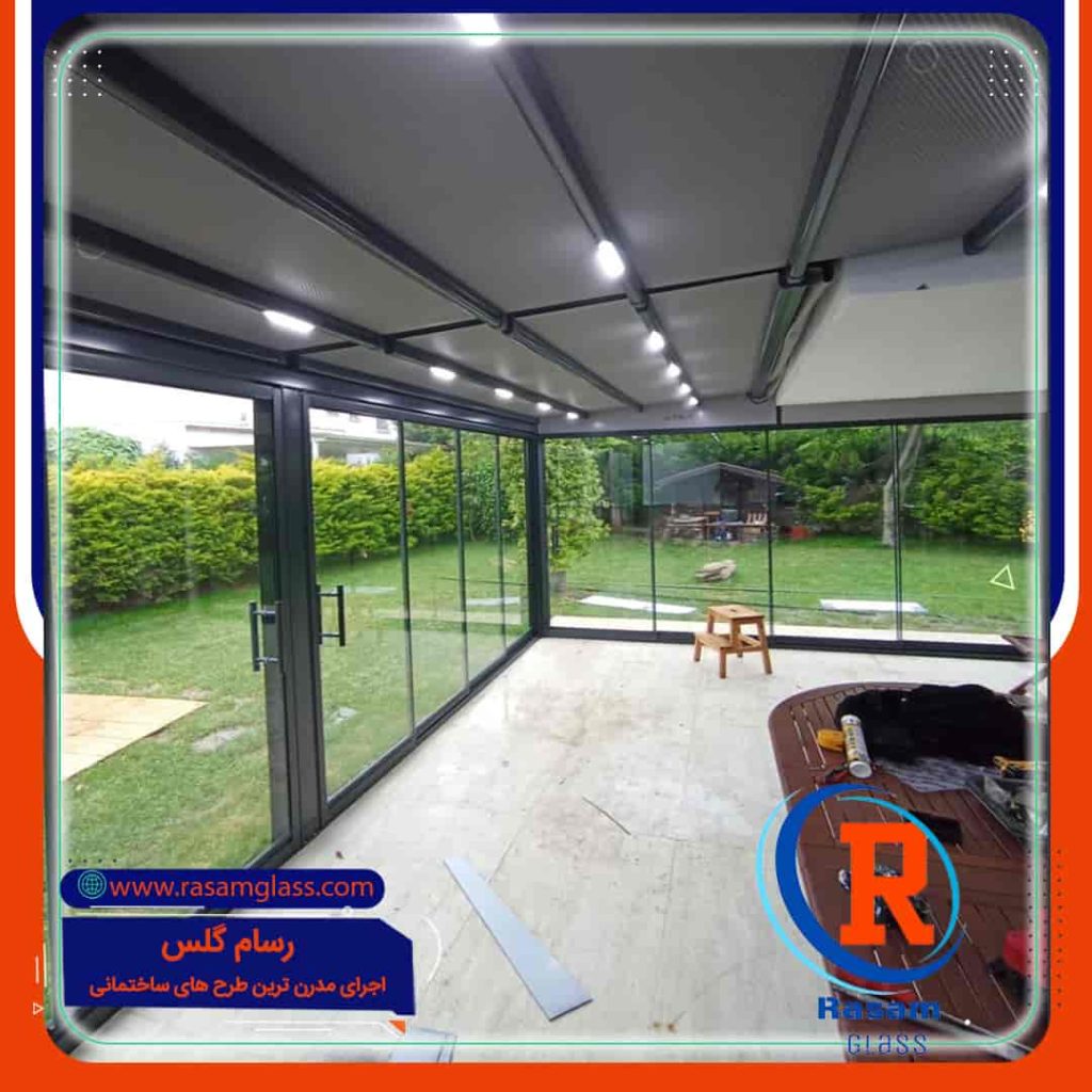 بهترین و ارزان ترین اجرای اتاق شیشه ای