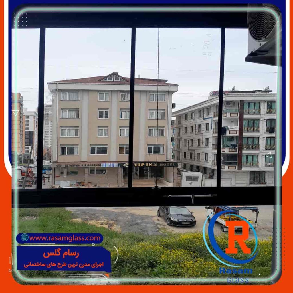 اجرا و نصب بالکن شیشه ای مدرن تهران