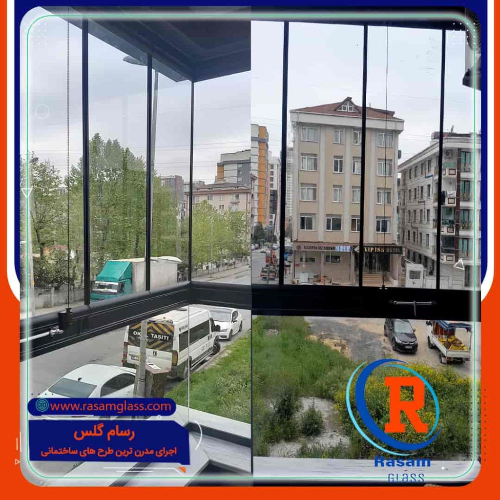 قیمت بالکن شیشه ای مشهد