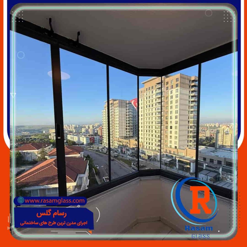 شیشه بالکن قیمت