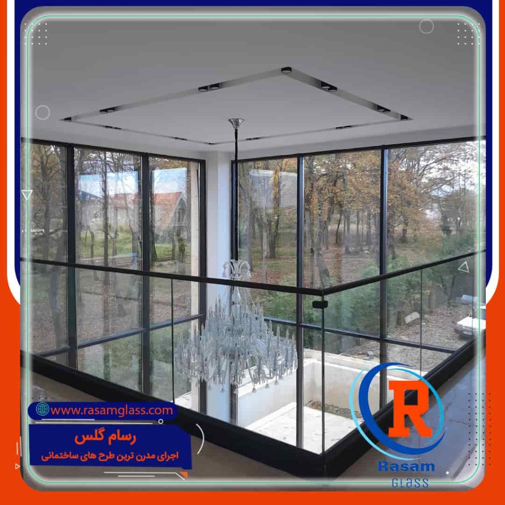 5- پروژه ساخت جان پناه شیشه ای