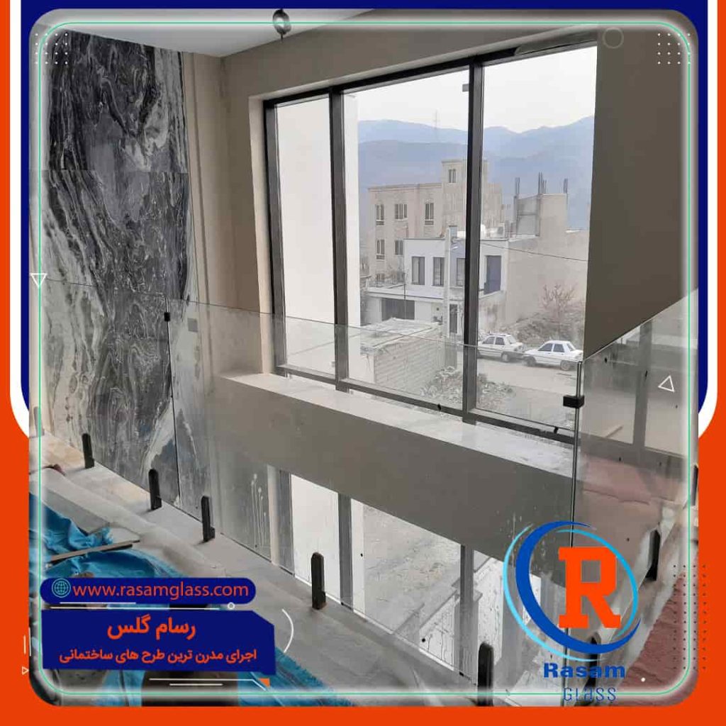 قیمت جان پناه شیشه ای رشت