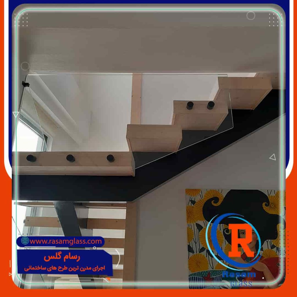 ساخت نرده شیشه ای پله اکسپوز تهران