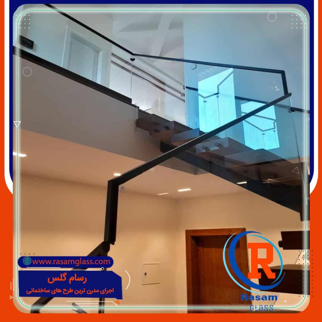 اجرای هندریل شیشه ای تهران