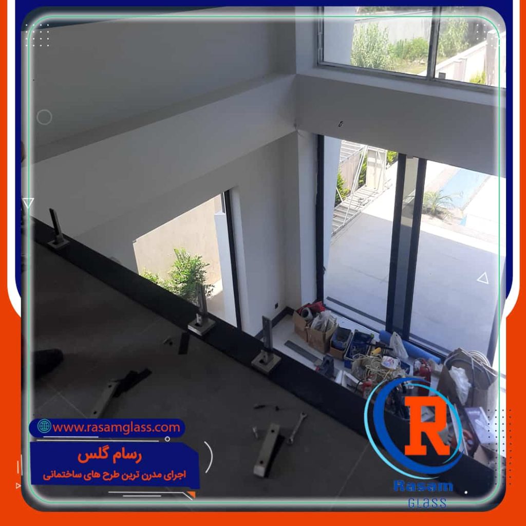 ساخت هندریل شیشه ای کیش