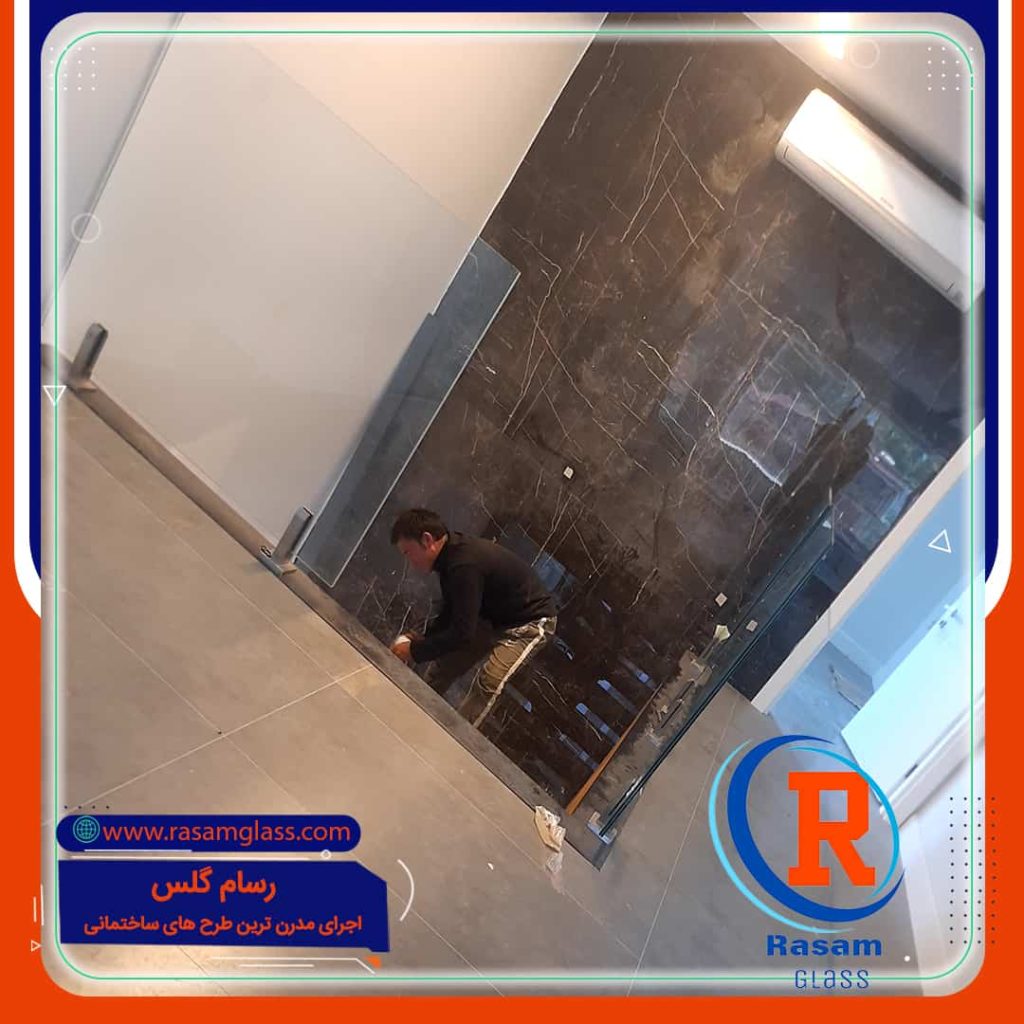 اجرای هندریل شیشه ای مشهد