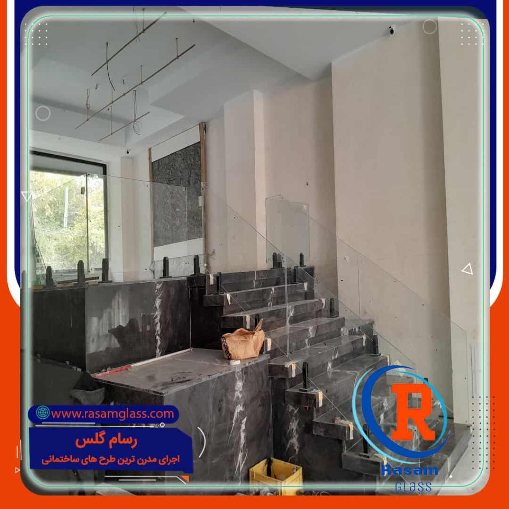 ارزان ترین سازنده هندریل شیشه ای تهران