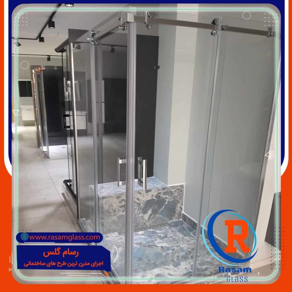 اجرای پارتیشن شیشه ای کیش